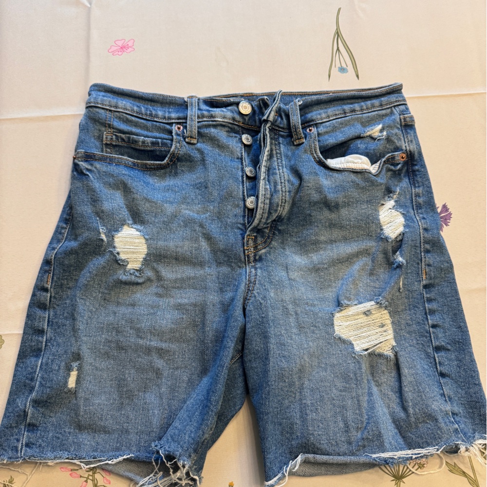 Old navy high rise jean shorts